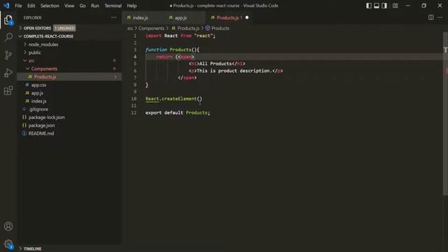 #10 Working with Complex JSX | Getting Started with React | A Complete React Course смотреть онлайн
