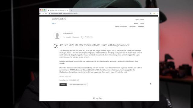 Apple M1 Mac Mini Has MAJOR Bluetooth Issues - What's causing it? смотреть онлайн