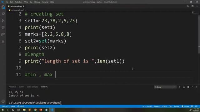 Set Type in Python | Python Set | Python Tutorial #27 смотреть онлайн