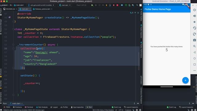 Flutter Firebase Add Data | part 1 смотреть онлайн