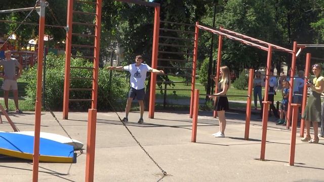 Соревнования по стрит- воркауту в скейт- парке Советска смотреть онлайн