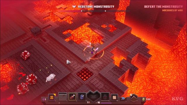 Minecraft Dungeons - Redstone Monstrosity - Boss Fight | Gameplay (PC HD) [1080p60FPS] смотреть онлайн