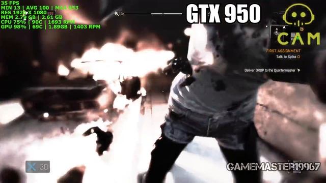 Dying Light - i5 4460 - 8GB RAM - GTX 750 Ti vs GTX 950 смотреть онлайн
