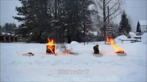 Горит ли пенополиуретан(ППУ). Поджигаем различные утеплители.