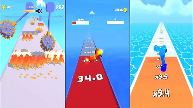 JELLY RUNNER 3D Vs BLOB N GIANT Vs JOIN BLOB CLASH 3D