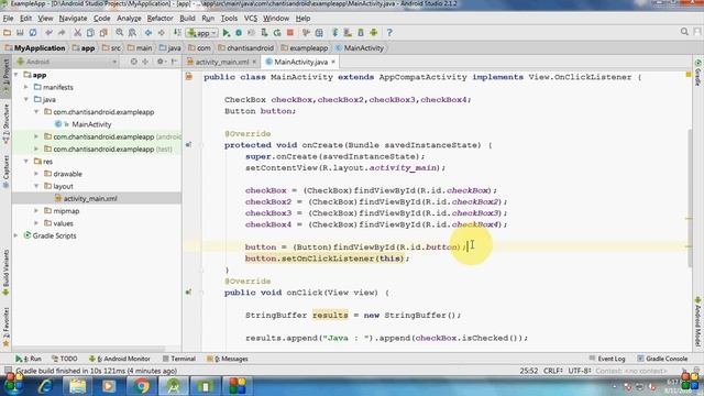 CheckBox Example in Android смотреть онлайн
