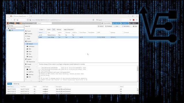 Changing the IP of your Proxmox Server смотреть онлайн