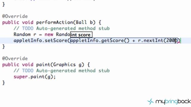 Learn Java 2.25- Game Applet- Adding a Score Item смотреть онлайн