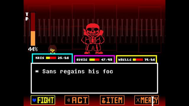 Underfell Sans Boss Fight *GENOCIDE* | Deltatraveler [ DELTARUNE/UNDERTALE FAN GAME ] смотреть онлайн