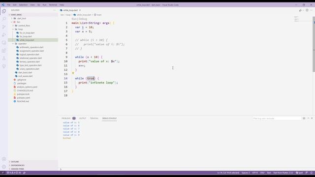 Flutter | Dart | While Loop смотреть онлайн