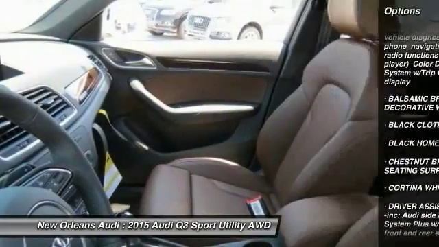 2015 Audi Q3 Metairie LA N013956 смотреть онлайн