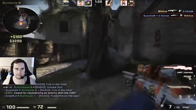 Красивая игра от про игрока GUARDIAN Beautiful game from the pro player GUARDIAN смотреть онлайн