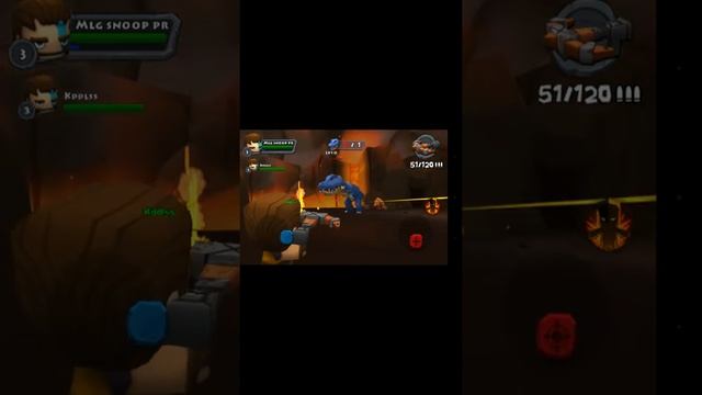How to damage a Dino even kill it call of mini Dino hunter смотреть онлайн