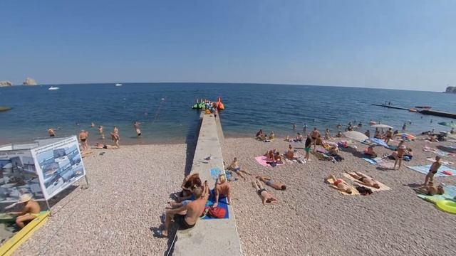 Гурзуф пляж лето 2019 Крым смотреть онлайн