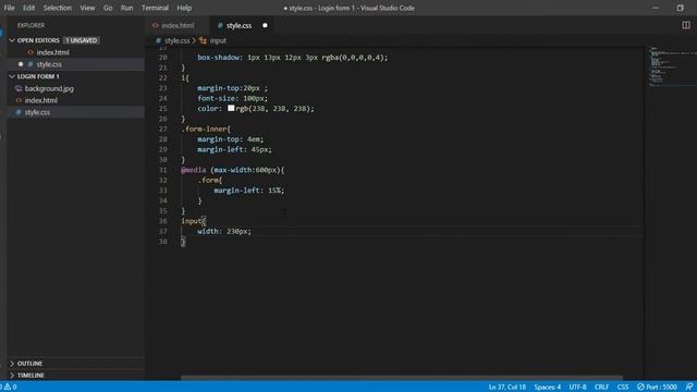 Html & Css Login form | background image-source code смотреть онлайн
