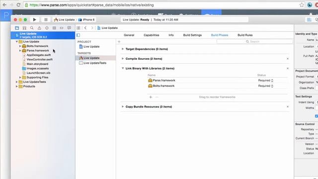 Adding Parse To IOS Swift Project Video 3 смотреть онлайн