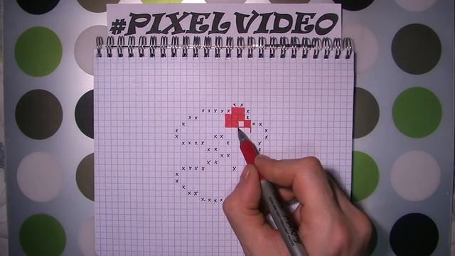 Простые Рисунки по Клеточкам Смайлик #pixelvideo смотреть онлайн