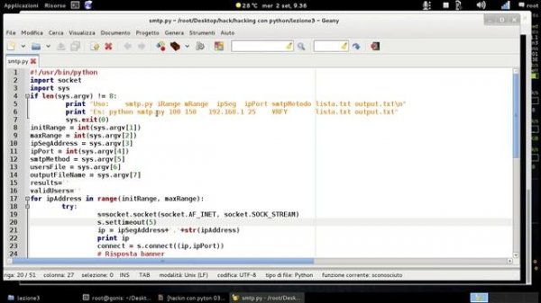 hacking con python 03 ita