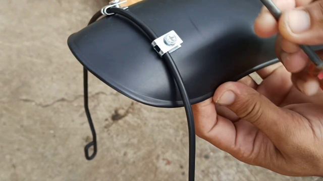 scrambler / cafe racer front fender /STX 125 installation review смотреть онлайн