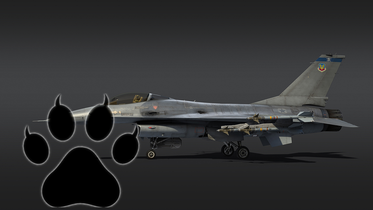 Сокол в небе! F-16A ADF Fighting Falcon в War Thunder смотреть онлайн