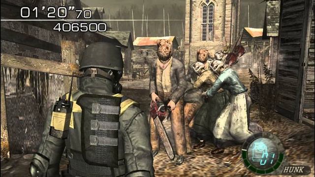 RESIDENT EVIL 4 !!! HUNK MERCENARIES THEME !!! смотреть онлайн
