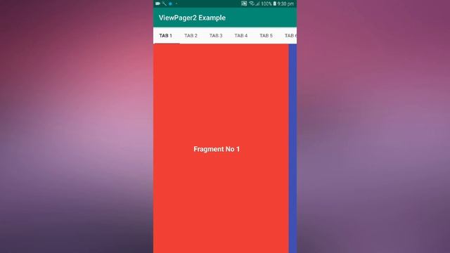ViewPager2 with TabLayout Android Example смотреть онлайн