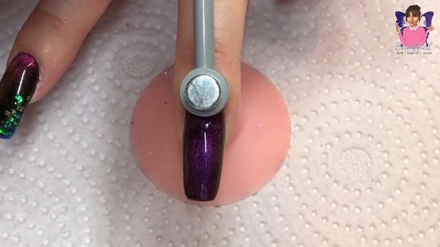 UV Gel Nails with galaxy gel polish collection смотреть онлайн