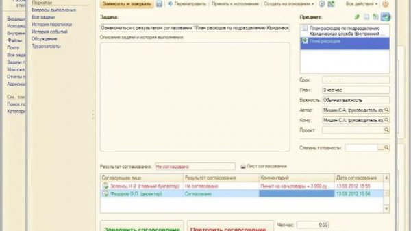 066 - Бюджетирование в 1С:Документооборот