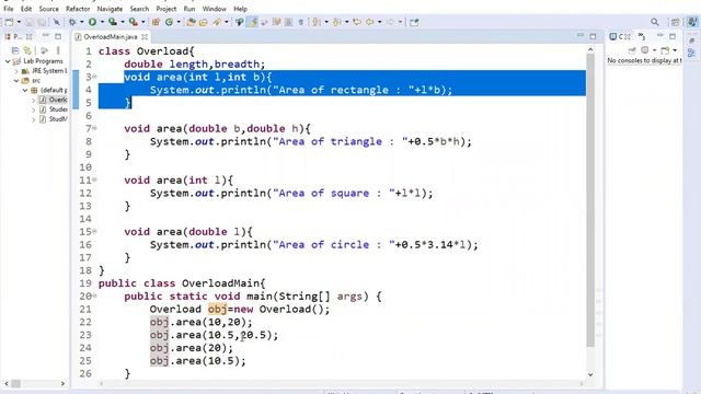 CORE JAVA - P3 CSE61 Instance Method Overloading (CSE Department) смотреть онлайн