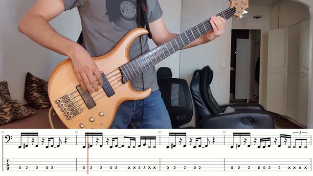 Poets of the Fall - The Ultimate Fling Bass Cover with Tabs смотреть онлайн