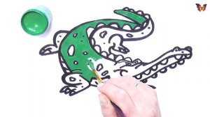 Как нарисовать и раскрасить ДИКИХ ЖИВОТНЫХ для детей  Мультик раскраска Малышам