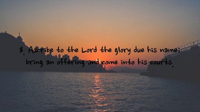 Psalm 96 - NIV | AUDIO BIBLE & TEXT [With Piano] смотреть онлайн