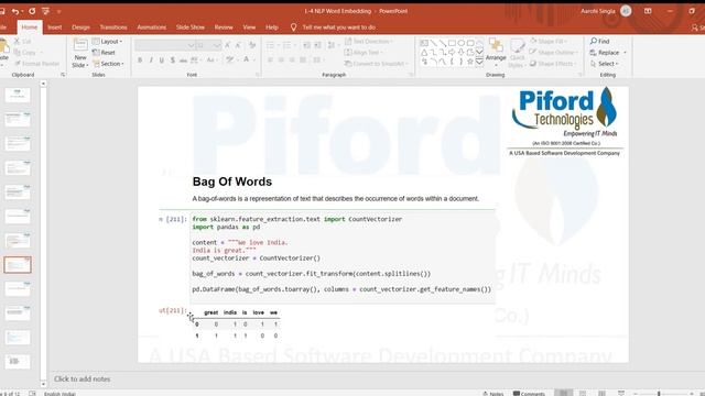 L 4 NLP Word Embedding | Natural Language Processing | word2vec смотреть онлайн