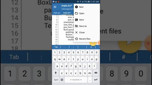 kivy PhoneApp #04 TextInput смотреть онлайн