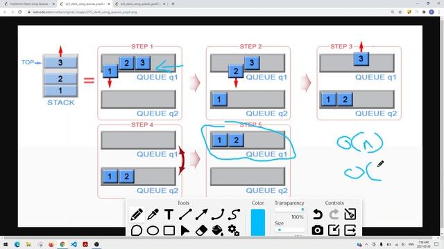 [Java] Leetcode 225. Implement Stack using Queues [Stack & Queue #1] смотреть онлайн