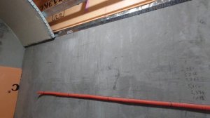 начало монтажа потолка в хамаме