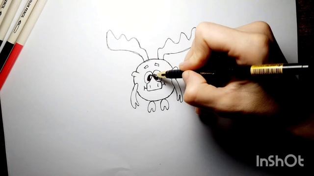 Рисуем вместе смешарика лосяша❤❤❤❤❤❤❤❤ смотреть онлайн