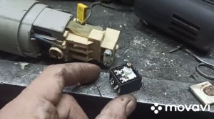 Зубр УШМ 125 - 1200 ЭмЗ  вышел из строя выключатель - опять колхозим
