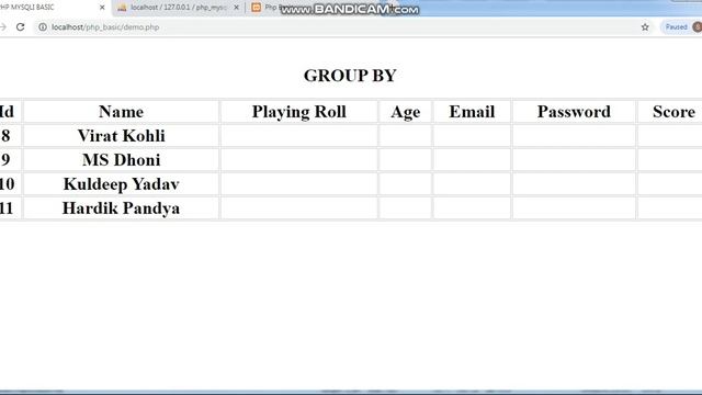 PHP MYSQLI BASIC GROUP BY || How to Group By data from database table using PHP MYSQLI. смотреть онлайн