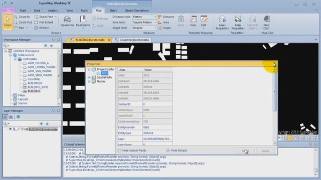 GIS Data Import of Supermap Desktop смотреть онлайн