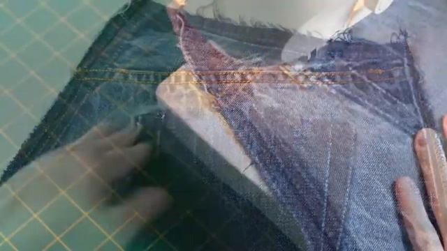Comment reparer un jeans - Retouche jeans - Restorer une poche de jeans - Deuxième vie au pantalon смотреть онлайн