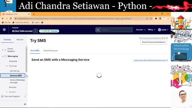 Aplikasi Sederhana Python Terkirim Notifikasi SMS смотреть онлайн