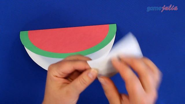 DIY Открытка АРБУЗ своими руками смотреть онлайн
