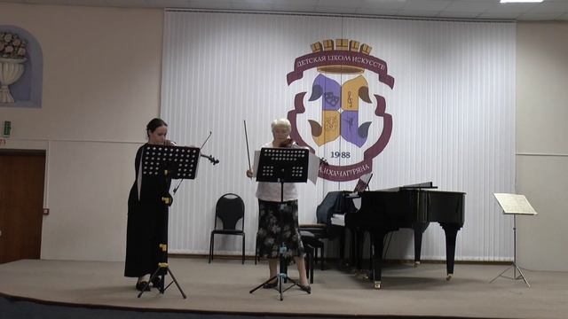 Ж.-М. Леклер Соната для 2-х скрипок №5 (2,3часть)