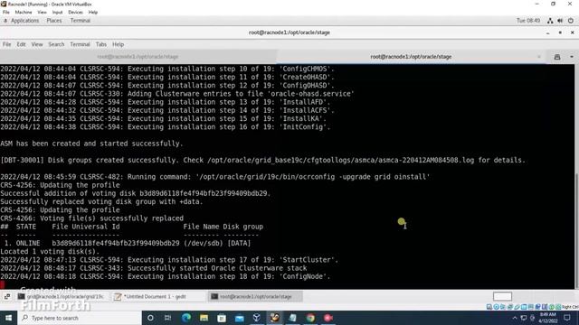 2 Node RAC - 19C INSTALL + DB CREATION. смотреть онлайн
