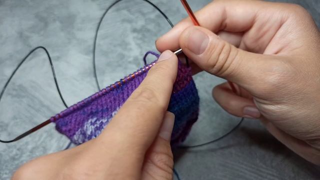 Носки на любой размер с пяткой бумеранг и ленточным мыском подробный МК по вязанию спицами смотреть онлайн