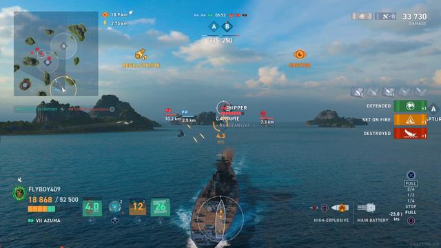 World of Warships: Legends PS5 Brawl Azuma gets them all смотреть онлайн