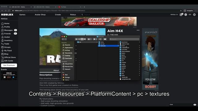 Remove Textures Roblox Tutorial on Mac but in 10 seconds смотреть онлайн