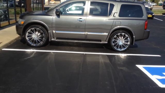 2006 INFINITI QX56 WRAPPED IN 295/35/24 LEXANI TIRES AT RIMTYME RICHMOND! смотреть онлайн