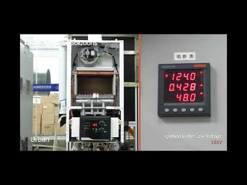 Тест котла Haier Urban - Хайер Урбан на работу при низком напряжении и малом давлении газа. смотреть онлайн